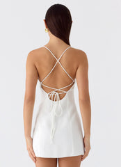 Famous Mini Dress White