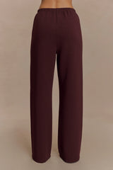 August Straight Leg Jogger Chocolate