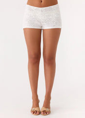 Kathia Mini Shorts White