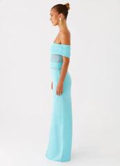 Lumi Maxi Dress Turquoise