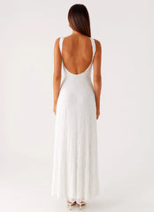 Embrace The Sun Maxi Dress White