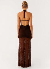 Somber Maxi Dress Chocolate