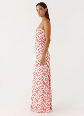 Vamonos Maxi Dress Porcelain Rose