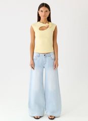 Luxie Top Yellow