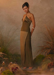 Mavie Maxi Skirt Khaki