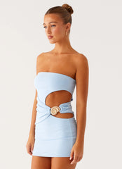 So Iconic Mini Dress Blue