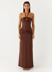 Sacred Maxi Dress Chocolate