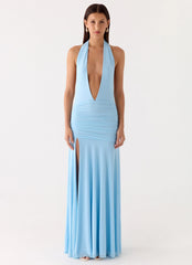 Sorrento Sunsets Maxi Dress Ice Blue