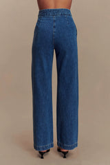 Rayne Wide Leg Denim Jeans 90S Blue