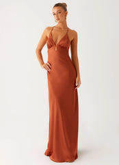 Sundowner Maxi Dress Rust