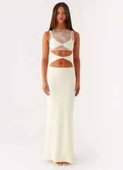 Imperial Maxi Dress Yellow