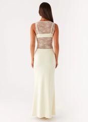 Imperial Maxi Dress Yellow