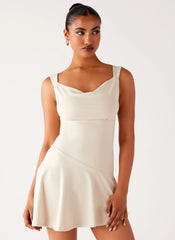 Dune Whisper Mini Dress Ivory