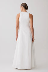 Sienna Button Down Maxi Dress White