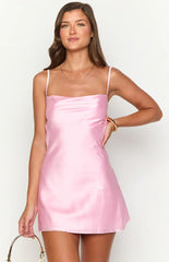 Sienna Pink Mini Dress