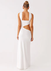 Juliander Knot Maxi Dress White