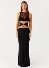 Imperial Maxi Dress Black