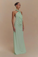 Rosalia Cowl Neck Maxi Dress Sage