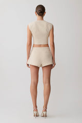 Anahita Linen Short Natural