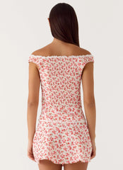 Anja Top Porcelain Rose