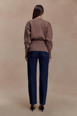 Tina Mom Jean Indigo Blue