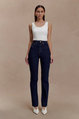 Janessa Skinny Denim Jeans Indigo Blue