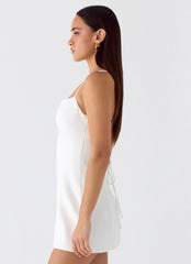 Famous Mini Dress White