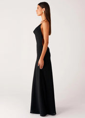 Morning Crush Cowl Maxi Dress Black