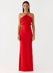 Trieste Maxi Dress Red