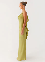 Jade Escape Maxi Dress Lime