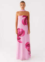 Prim Maxi Dress Pastel Pink