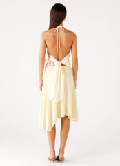 Loreta Beaded Tie Back Top Siena Floral