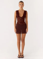 Sommers Lace Top Chocolate
