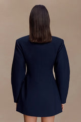 Beatrice Blazer Mini Dress Navy