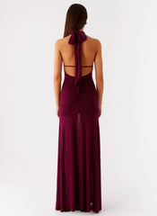 Deltina Maxi Dress Boysenberry