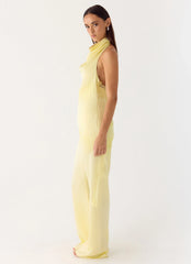 Emilee Cowl Top Yellow