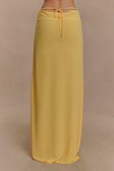 Katalina Chiffon Maxi Skirt Butterscotch
