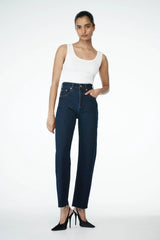 Tina Mom Jean Indigo Blue