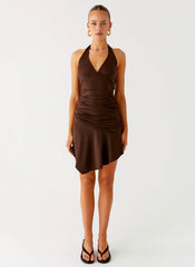 Colt Mini Dress Chocolate