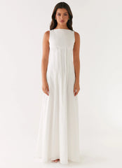Maloney Maxi Dress White