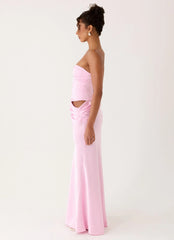 Emory Corset Maxi Dress Pink