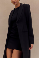 Caviar Suiting Coat Black