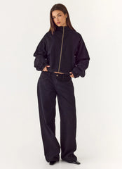 Waylon Low Rise Denim Jeans Black