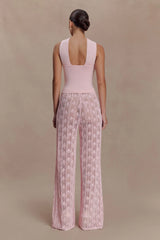 Glinda Crochet Pants Baby Pink