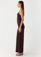 Hartwell Maxi Dress Chocolate