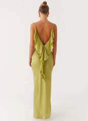 Jade Escape Maxi Dress Lime