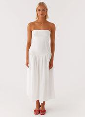 Larnie Midi Dress White
