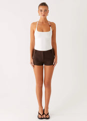 Palm Beach Top Ivory