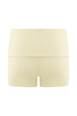Birdie Fold Over Shorts Ivory