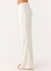 Elmah Low Rise Pants White